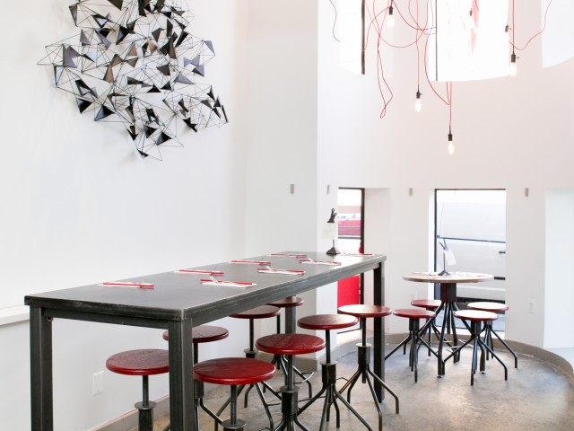 Paired Images - Interior of DC Noodles