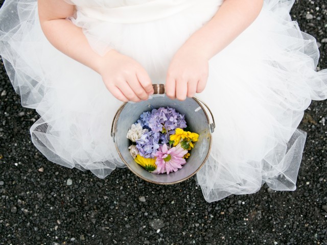 Paired Images - Flower Girl